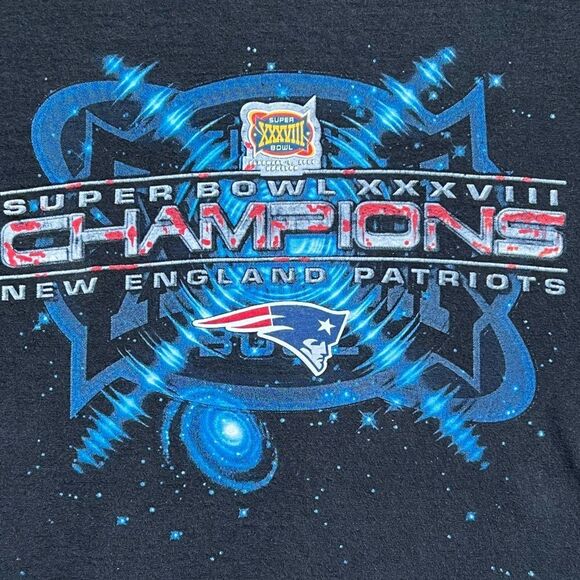 NFL New England Patriots 2003 Super Bowl Champions T-Shirt. Tee. 14/16. 14. 16. - Picture 2 of 8